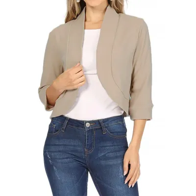Women Slim Fit Casual Blazer for Office