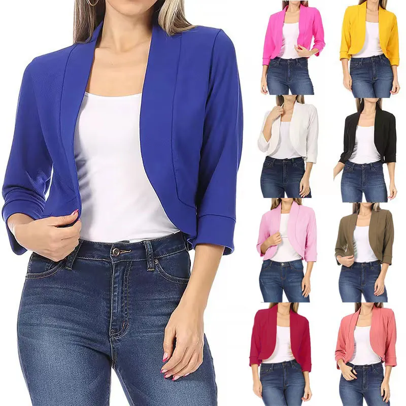 Women Slim Fit Casual Blazer for Office