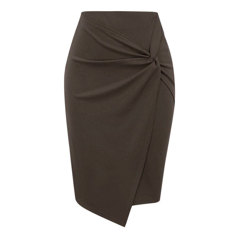 Wholesale Women Printed Casual Hip Midi Skirt