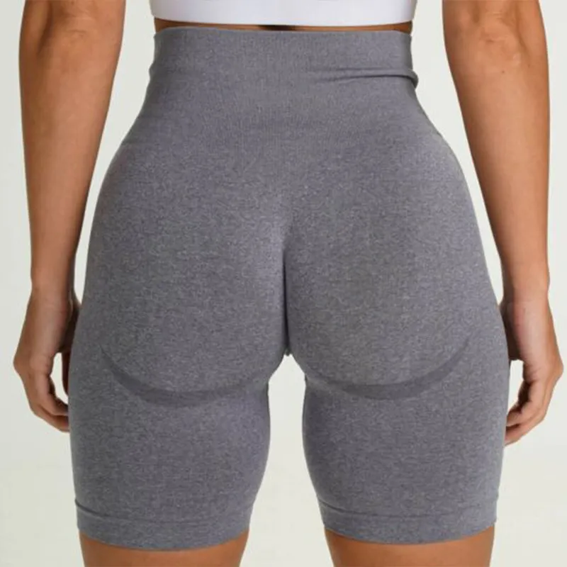 Women High Waist Peach Buttocks High Elastic Hip-Lifting Biker Shorts