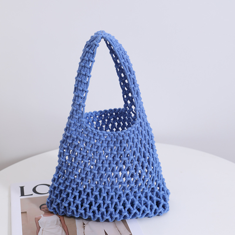 Wholesale Women Candy-Colored Cotton Thread Woven Summer