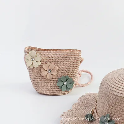 Kids Strawberry Crochet Crossbody Bag Cartoon Strawberry Radish Star Toddler Mini