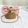 Khaki- Pearl Bow