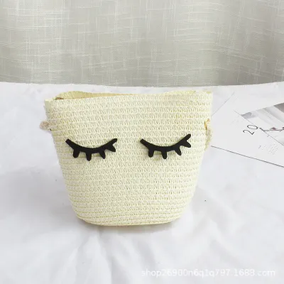Kids Strawberry Crochet Crossbody Bag Cartoon Strawberry Radish Star Toddler Mini