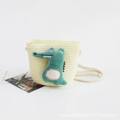 Kids Strawberry Crochet Crossbody Bag Cartoon Strawberry Radish Star Toddler Mini