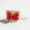 Beige- Red Bow