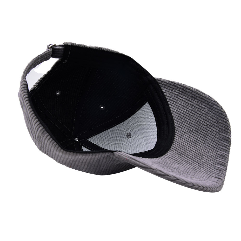 Premium Corduroy Cap - Black OSFM at Amazon Men's Clothing store