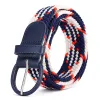 A-307 Medium Blue + Beige+ Bright Red