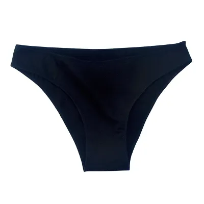 Women Basic Solid Color Low Waist Cotton Summer Panty