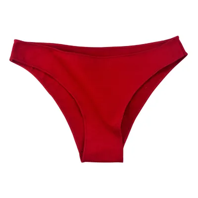 Women Basic Solid Color Low Waist Cotton Summer Panty