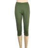 7 Points Cotton Leggings Olive