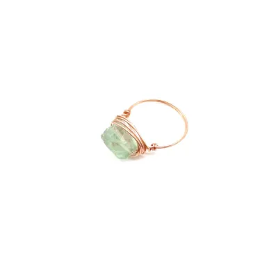 Women's Fashion Ethnic Hand-Woven Crystal Stone Ring