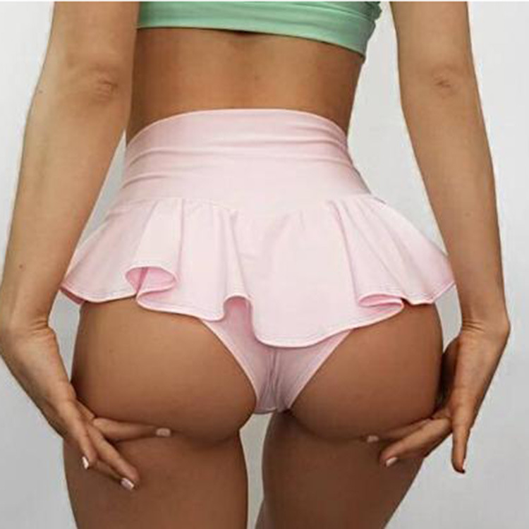 Wholesale Custom Hot Plus Size Marbledhigh Waist Zip Yoga Shorts