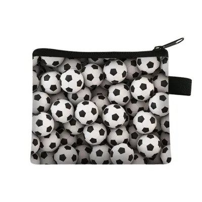 Kids Cat Print Coin Purse Student Portable Card Bag Key Storage Case