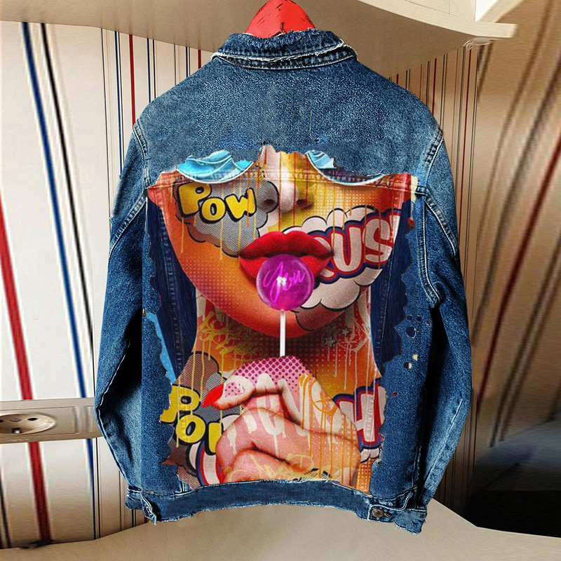 【MATSUFUJI】DAYDREAM Printed Jacket MATSUFUJI DAYDREAM Prinnted Jacket(M211-0102) style. 2021.05