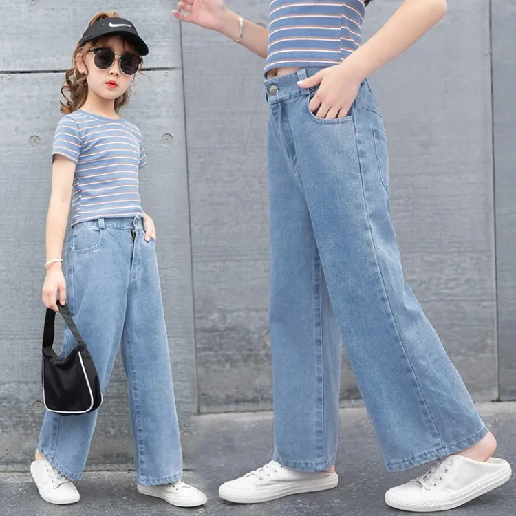 Girls Toddler Fashion Straight Leg Denim Jeans
