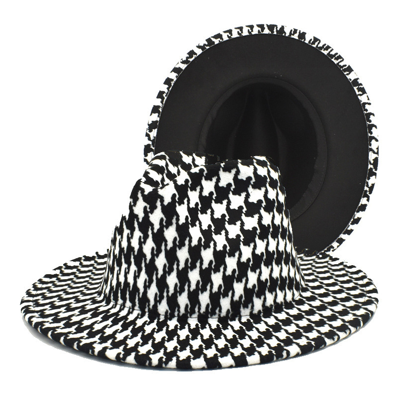 Wholesale Unisex Retro Tiger Print Outdoor Fedora Hat Wholesale Unisex Retro Tiger Print Outdoor Fedora Hat