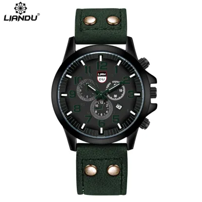 Men's Fashion Sports Calendar Quartz Watch
