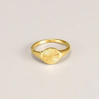Women's Fashion Retro Boho Heart Shaped Titanium Steel Ring