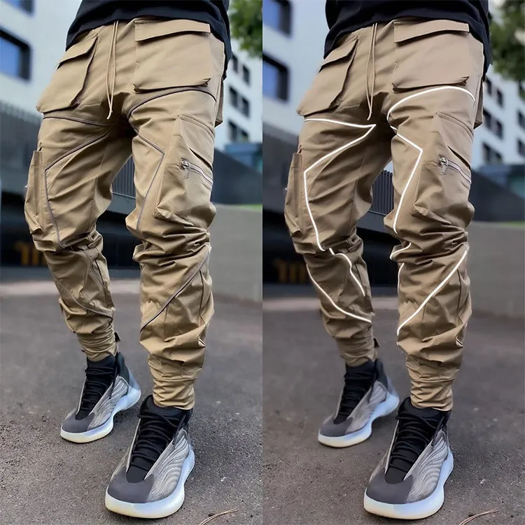 YUHAOTIN Joggers for Men with Zipper Pockets Men Sweatpants with Pockets  Pack Men's Drawstring Solid Mid Waist Loose Fit Casual Trousers Elastic  Waist Pants 