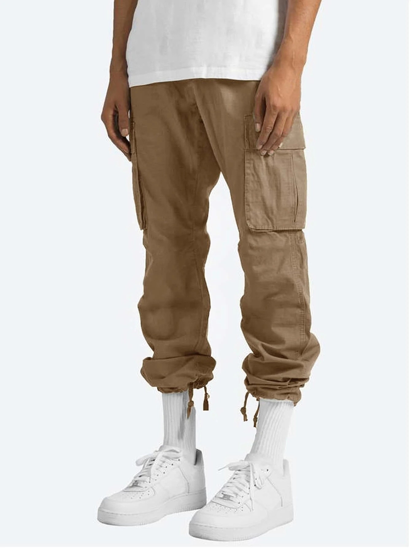 新品タグ付き　todayful Drawstring Cargo Pants Multi Flap Pockets Drawstring Cargo Jogger Techwear Pants In