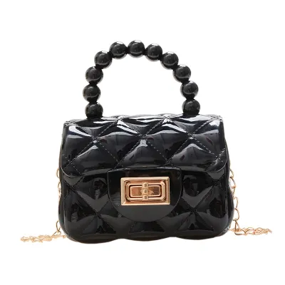 Fashion Solid Jelly Mini Messenger Crossbody Bag