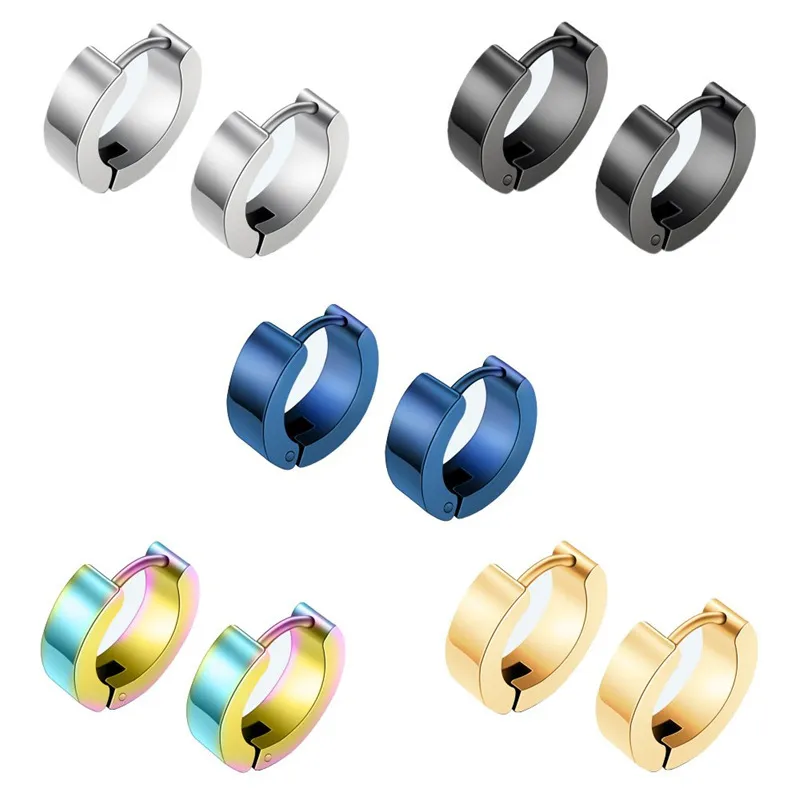 Fashion Titanium Steel Earrings 1 Pc Unisex Geometric