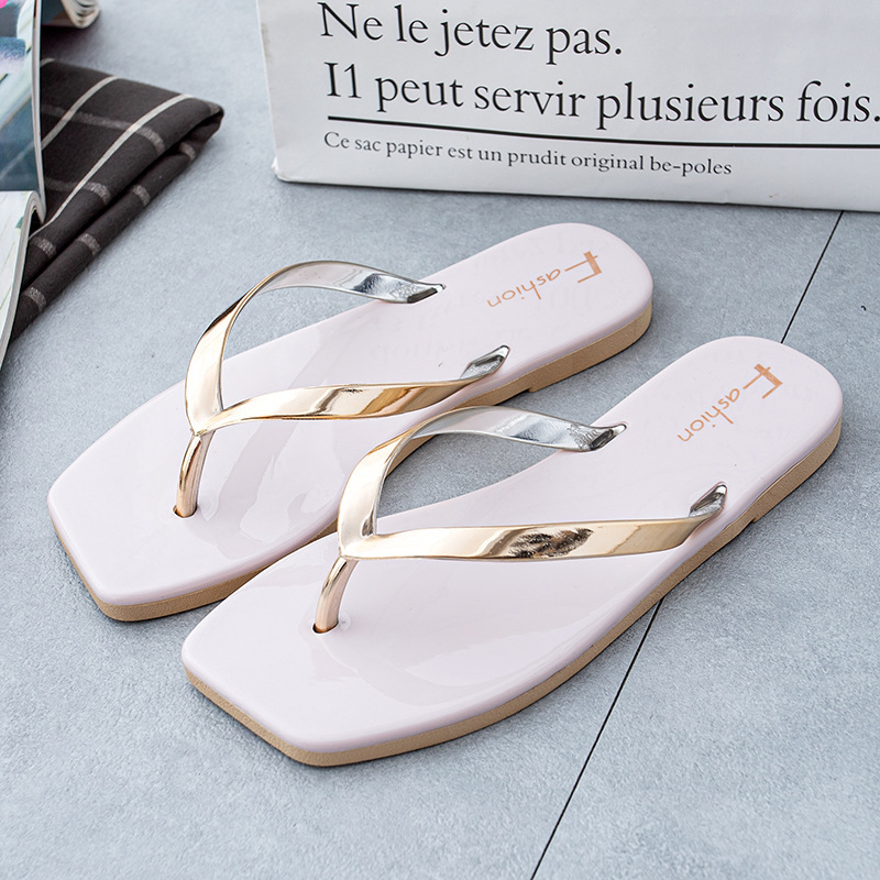 【COLOR iN ID】Square Stitch Flip Flops Disney Lilo & Stitch Figural Stitch Slide Sandals - BoxLunch