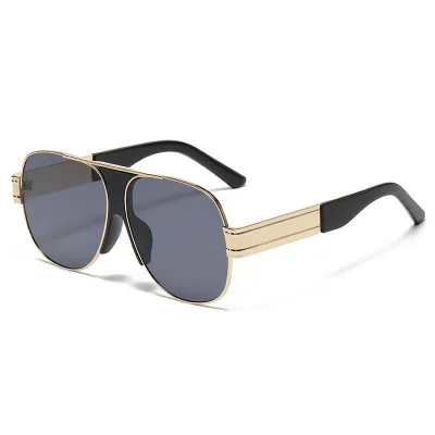Unisex Retro Oval Sunglasses Plastic + Metal Frame PC Lens