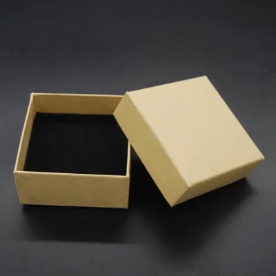 Ring Box Bracelet Pendant Jewelry Packaging Box Paper Cardboard 7.5x7.5x3.5cm