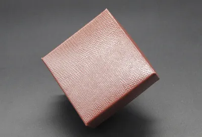 Simple Solid Color Paper Cardboard Jewelry Packaging Gift Box