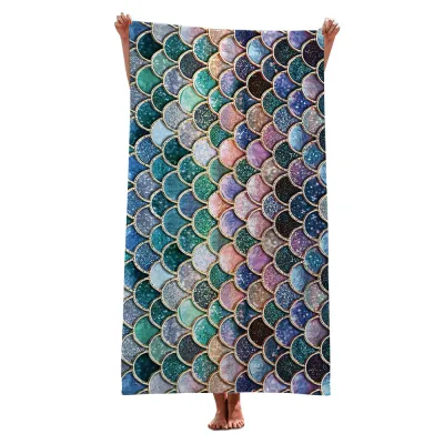Creative Fashion Mermaid Beach Towel Adult Swimming Printing Sunscreen Shawl Towel
