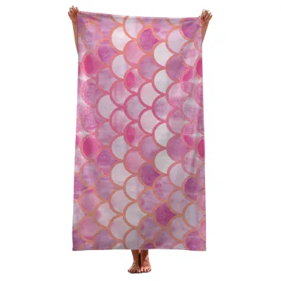 Creative Fashion Mermaid Beach Towel Adult Swimming Printing Sunscreen Shawl Towel