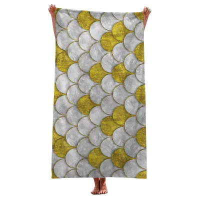 Creative Fashion Mermaid Beach Towel Adult Swimming Printing Sunscreen Shawl Towel