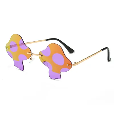 Women Fashion Mushroom Frameless Sunglasses