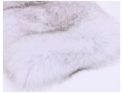 Faux Fur Hooded Women Mid-Length Coat Elegant Style Autumn Winter