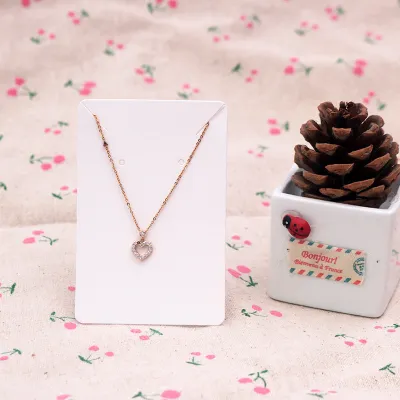 100pcs Kraft Paper Card for Handmade DIY Hair Accessories Earring Necklace Bracelet Jewelry Packaging Display