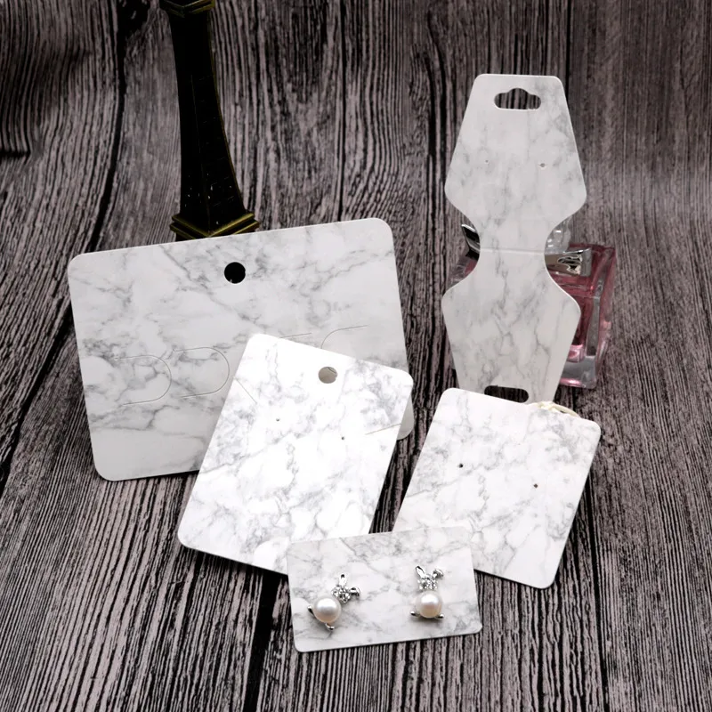 100pcs/set DIY Jewelry Earrings Customization Accessories Packaging Cards Paper Cardboard