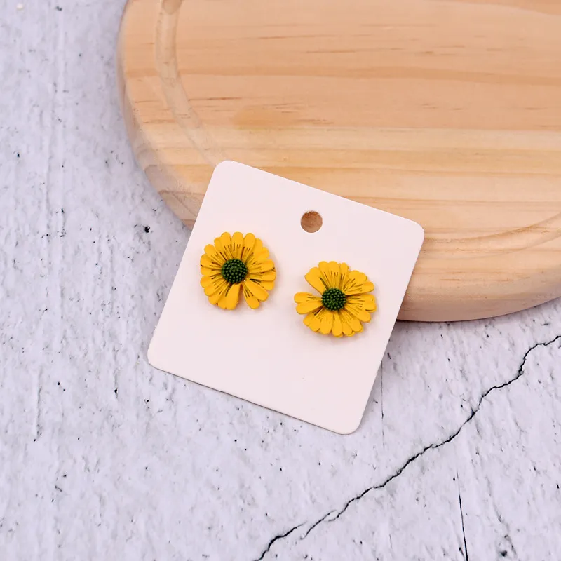 100pcs/set Square Paper Cardboard Jewelry Packaging Cards For Diy Earrings Display