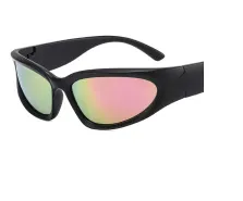 Unisex Fashion Punk Oval Sports Sunglasses