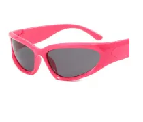 Unisex Fashion Punk Oval Sports Sunglasses