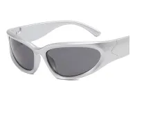 Unisex Fashion Punk Oval Sports Sunglasses