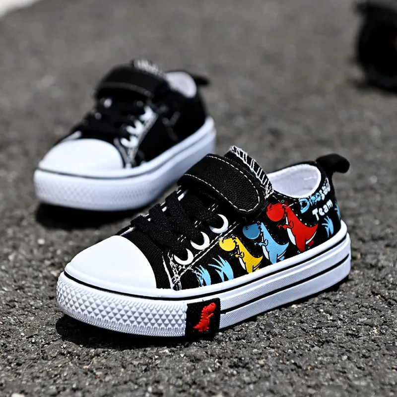 Kids Toddler Girls Boy Fashion Low-Top Breathable Canvas Sneakers