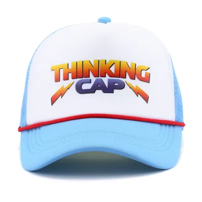 Fashion Men Letter Print Breathable Mesh Baseball Cap
