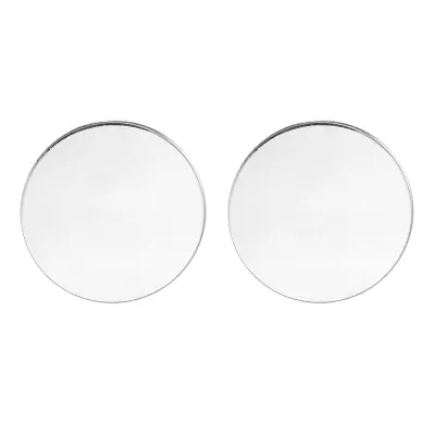 Women's Fashion Simple Glossy Round Stud Earrings