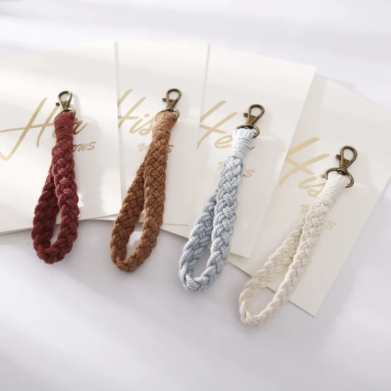 Unisex Hand Woven Keychain Pendant Accessories