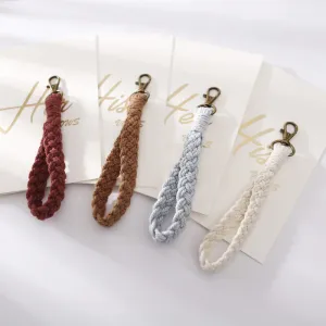 Unisex Hand Woven Keychain Pendant Accessories