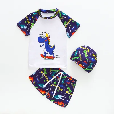 Kids Toddler Boy Fashion Split Swimsuit Quick Dry Sun Set