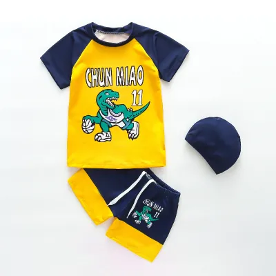 Kids Toddler Boy Fashion Split Swimsuit Quick Dry Sun Set