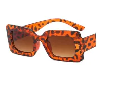 Women Fashion Jelly Color Square Sunglasses